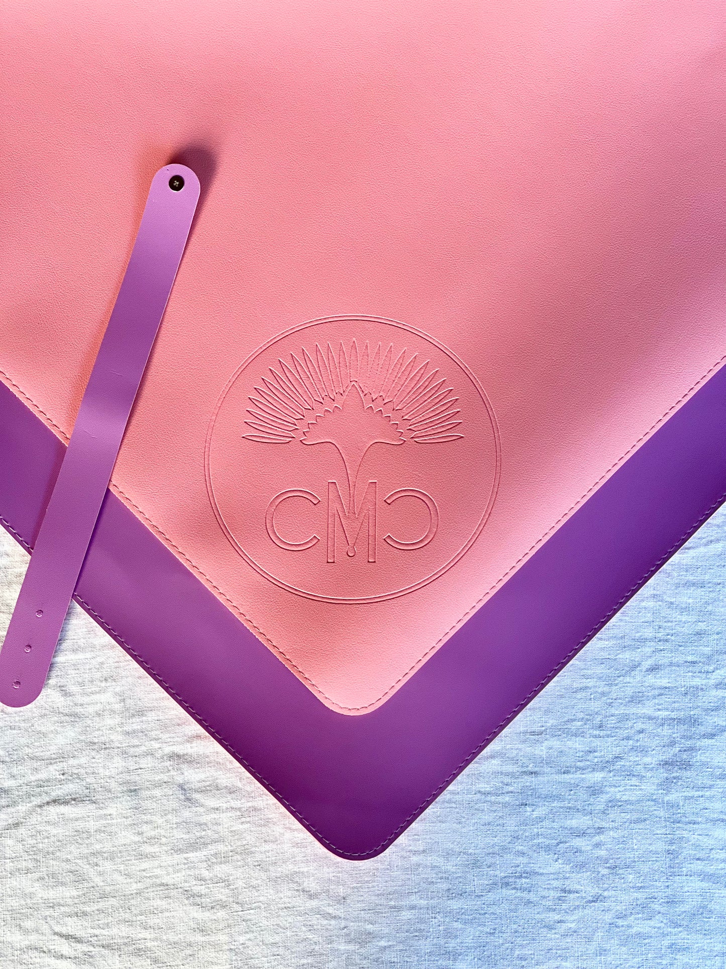 Reversible Vegan Leather Game Mat