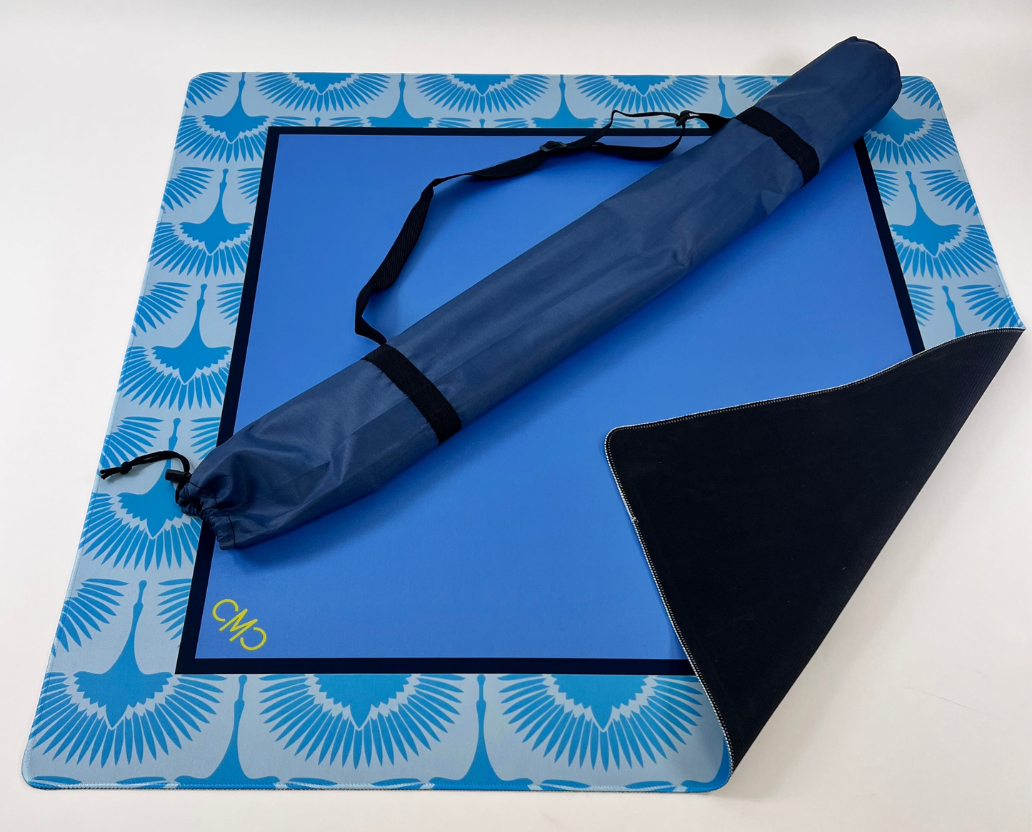 The Migration Mat –Teal & Periwinkle Blue