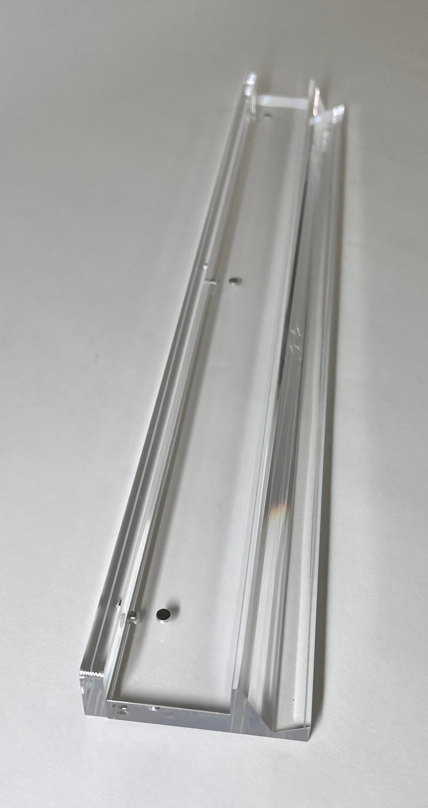 Clear Acrylic MahJong Racks with Magnetic Pushers – Set of 4 (20" long)
