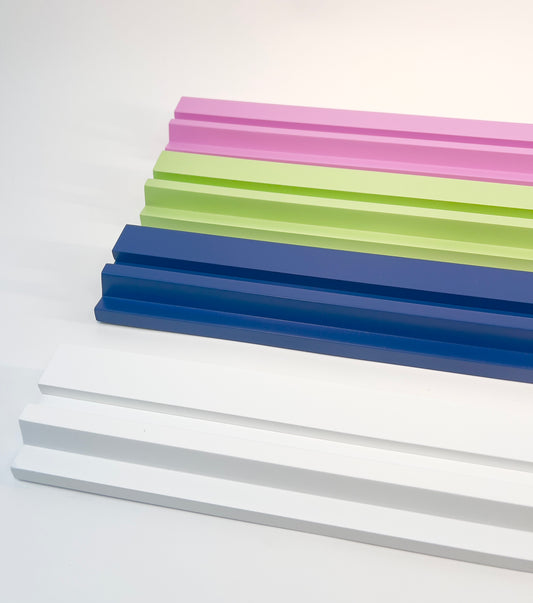 NEW! 20" Wooden Mahjong Racks w/ Strong Magnetic Pusher – Set of 4, 4 Color Options