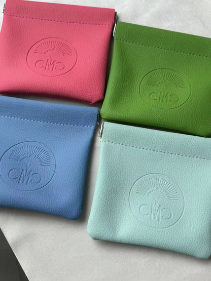 Vegan Leather Change Purse, 4 Color Options