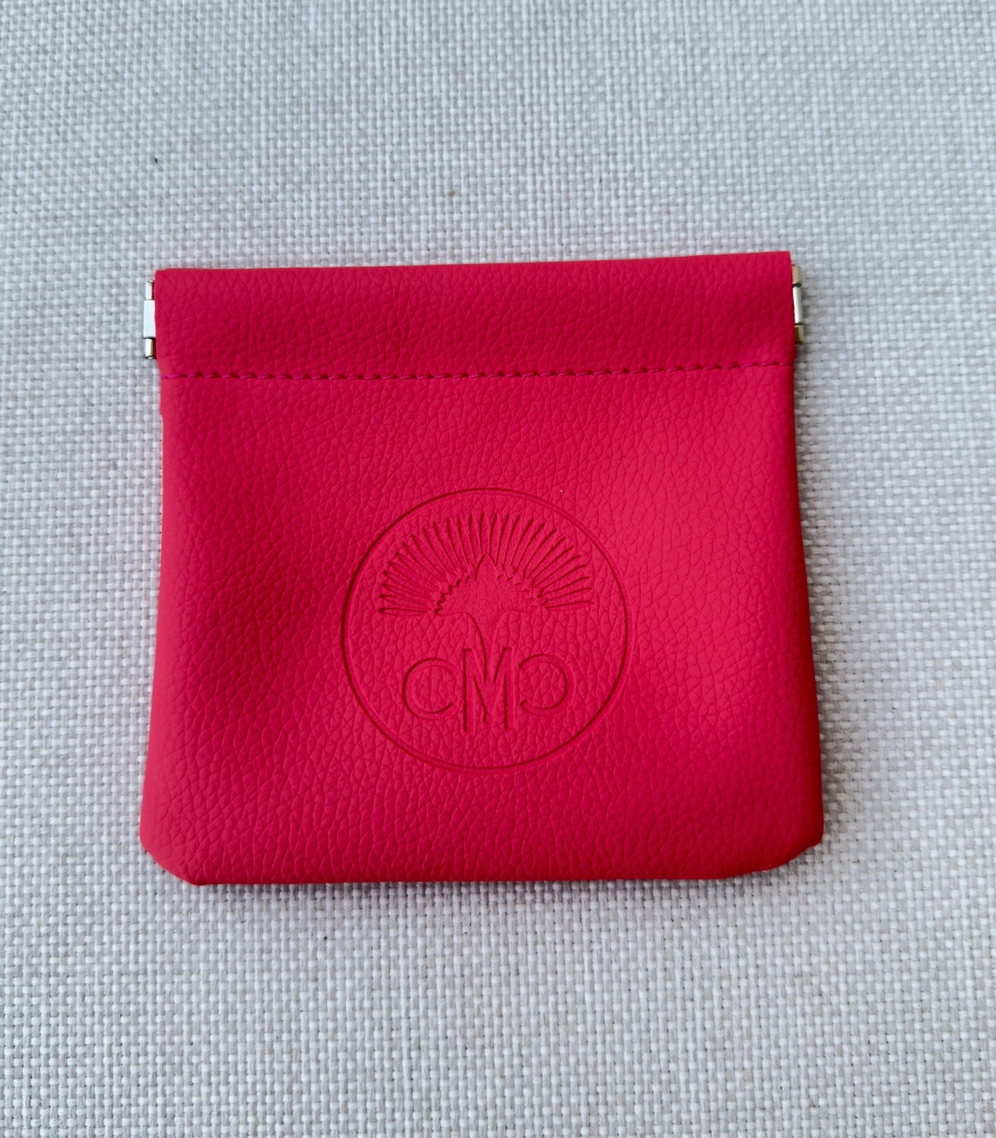 Vegan Leather Change Purse, 4 Color Options