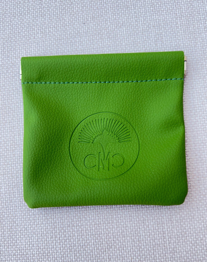 Vegan Leather Change Purse, 4 Color Options