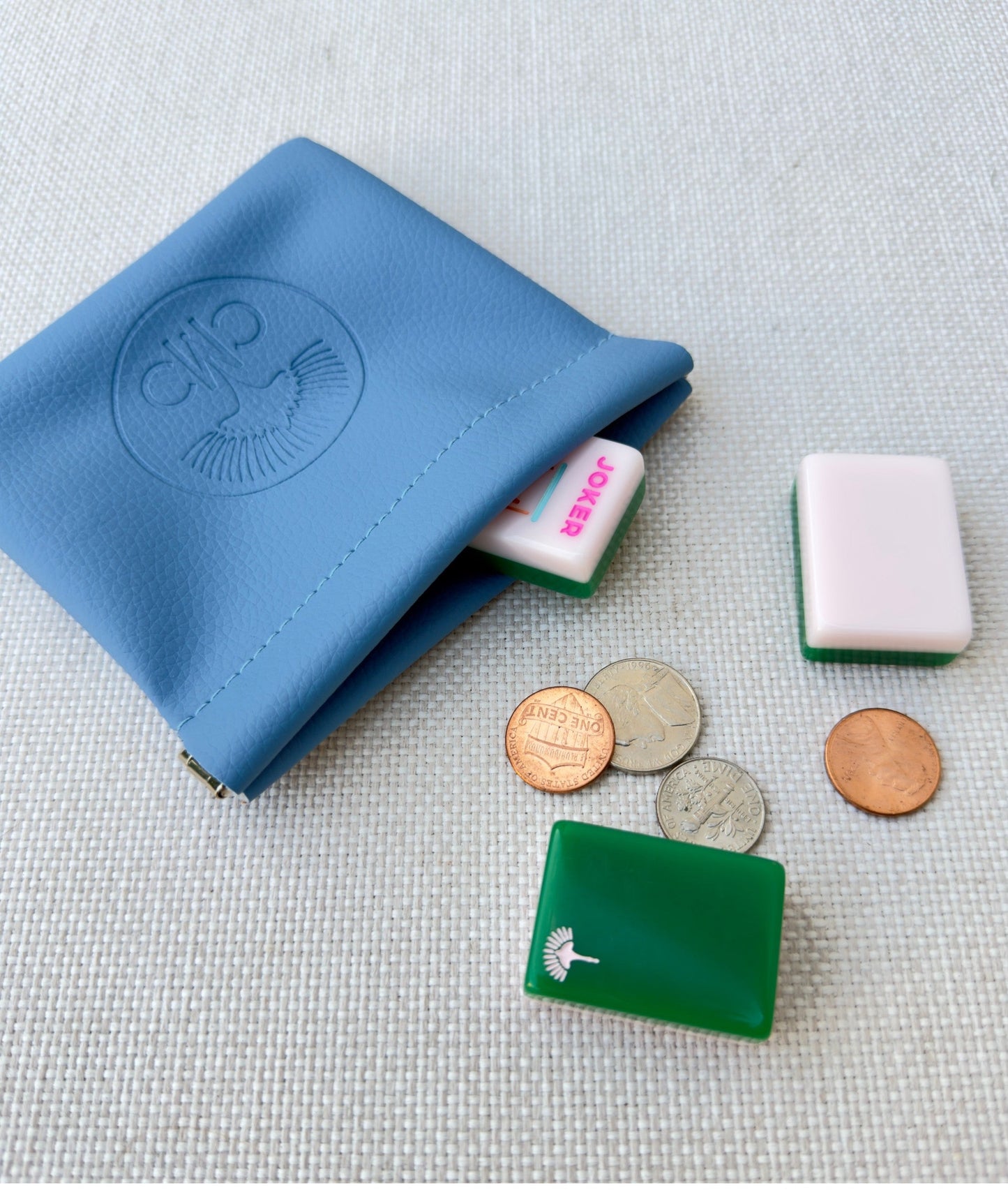 Vegan Leather Change Purse, 4 Color Options