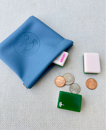 Vegan Leather Change Purse, 4 Color Options