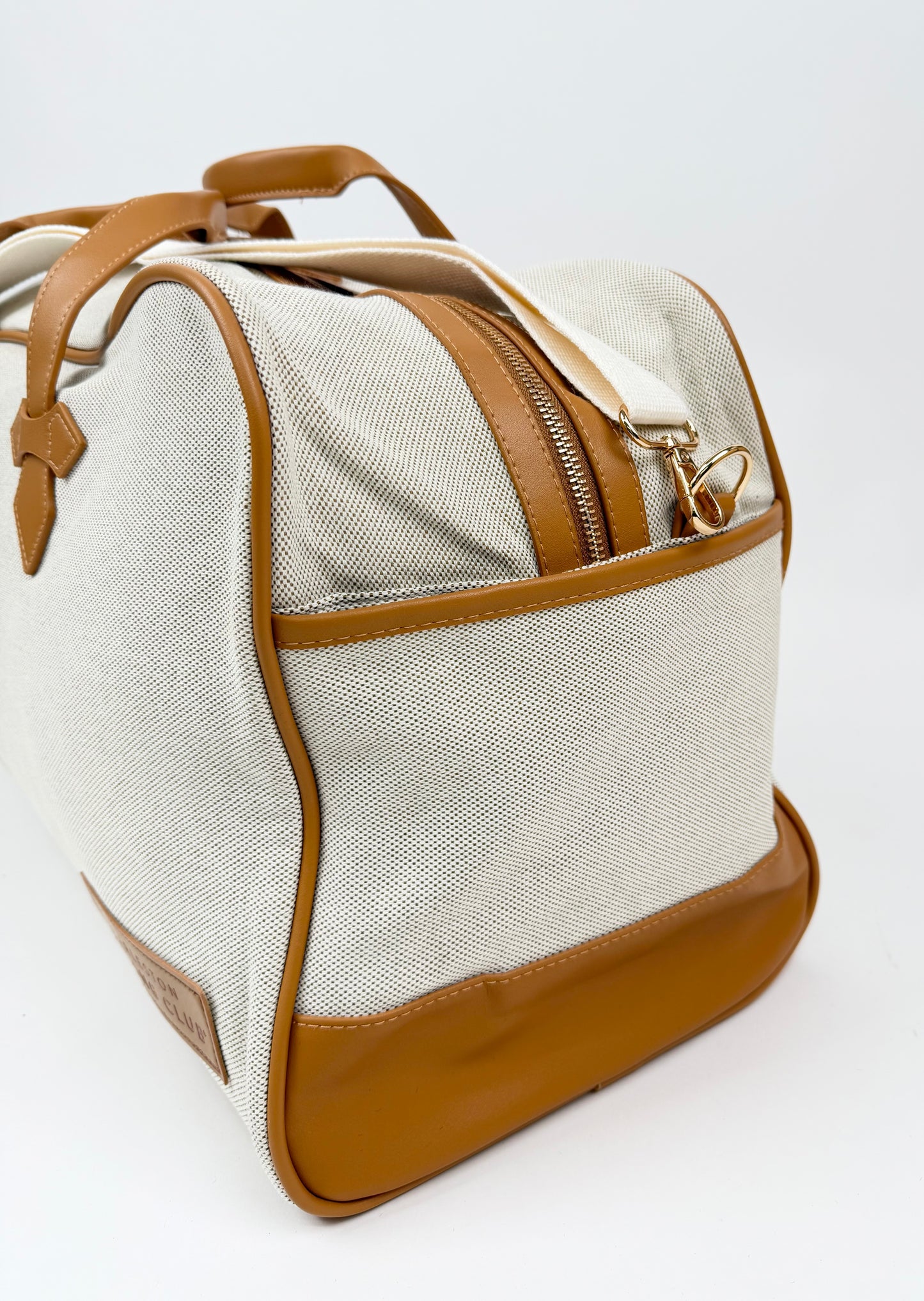 NEW! Canvas & Leather Tote Bag