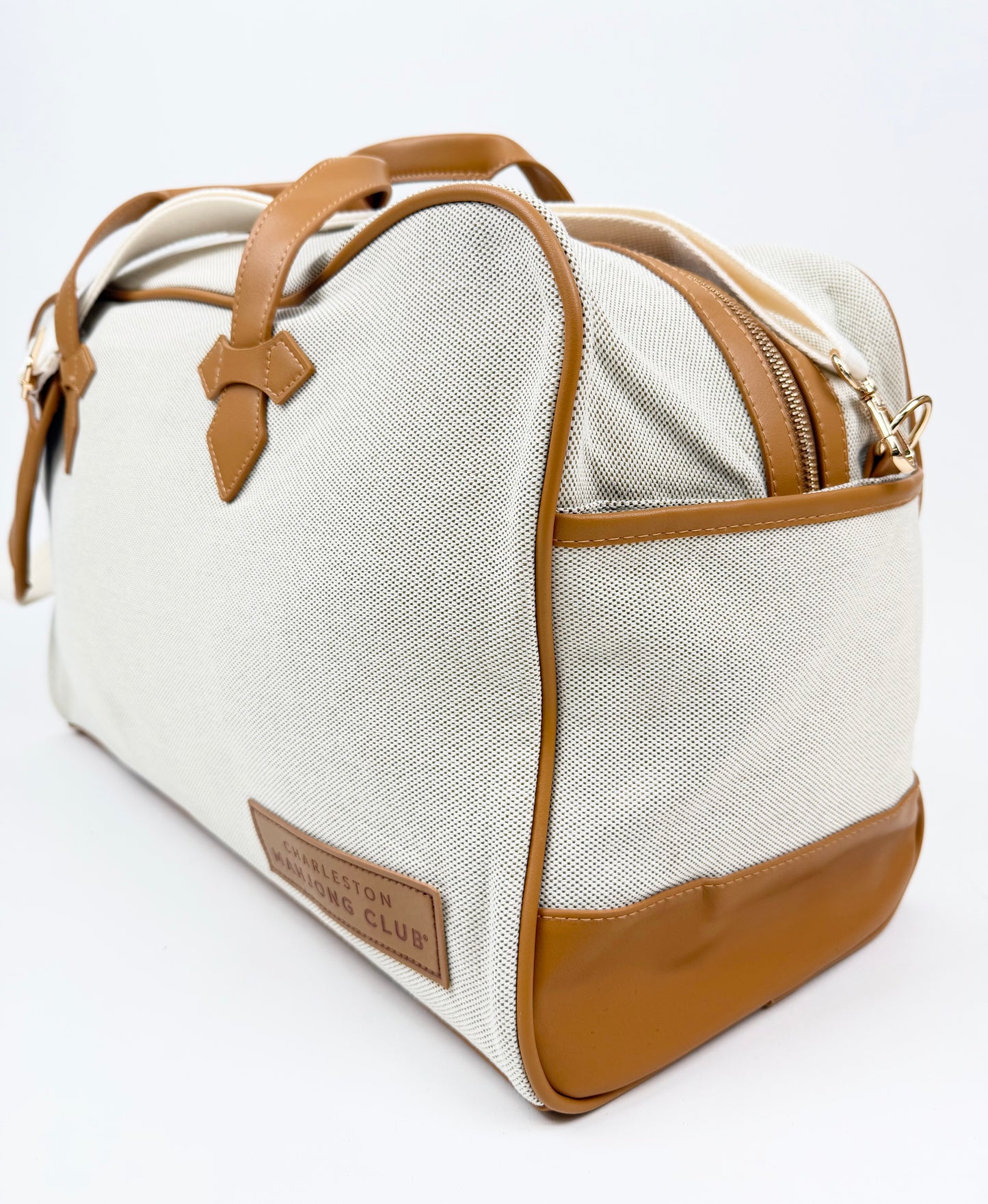 NEW! Canvas & Leather Tote Bag