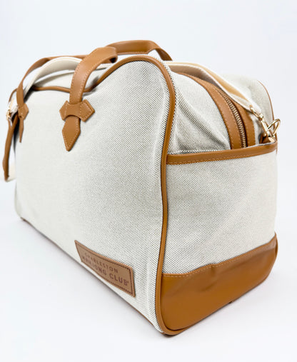 NEW! Canvas & Leather Tote Bag