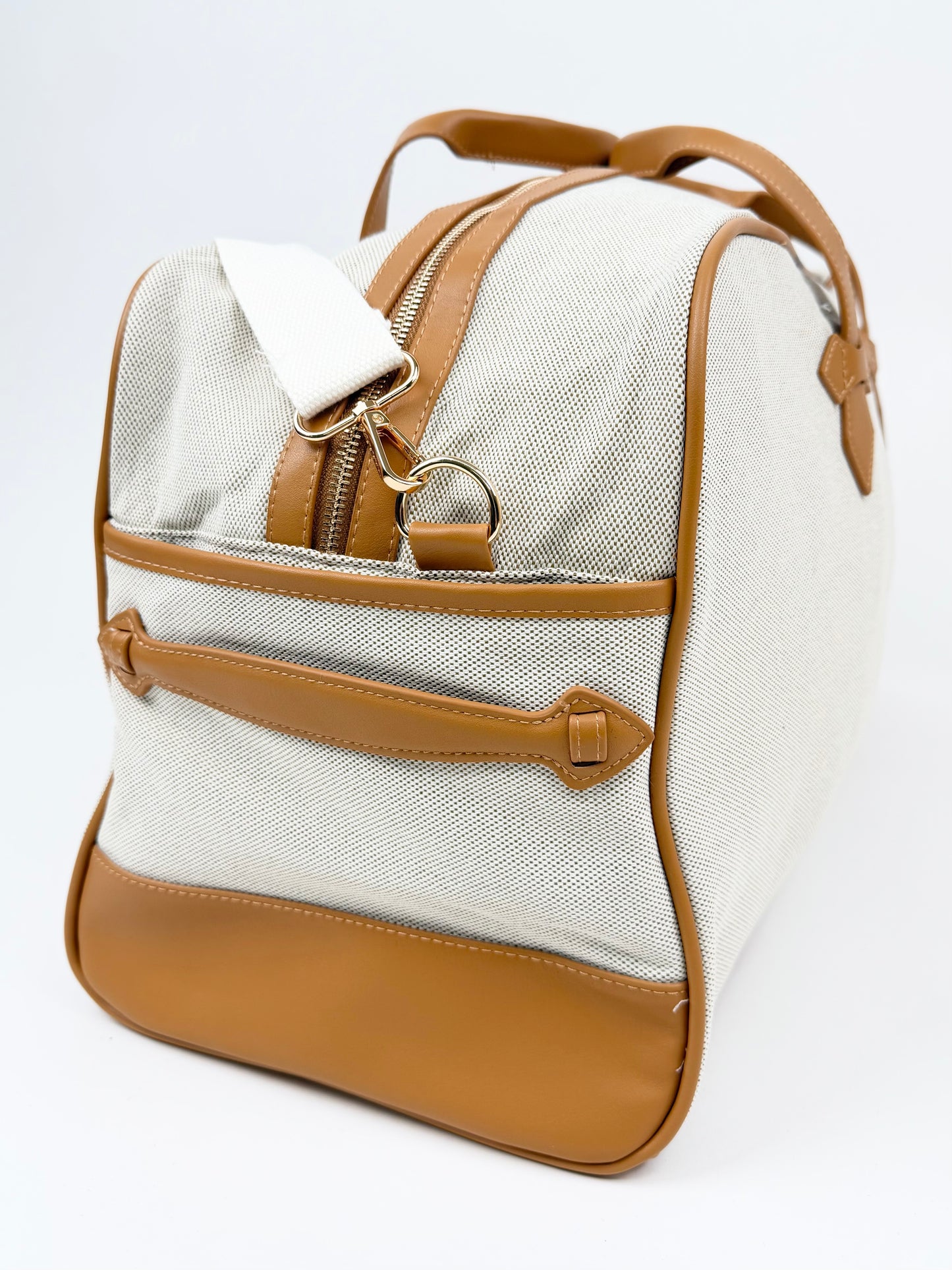 NEW! Canvas & Leather Tote Bag