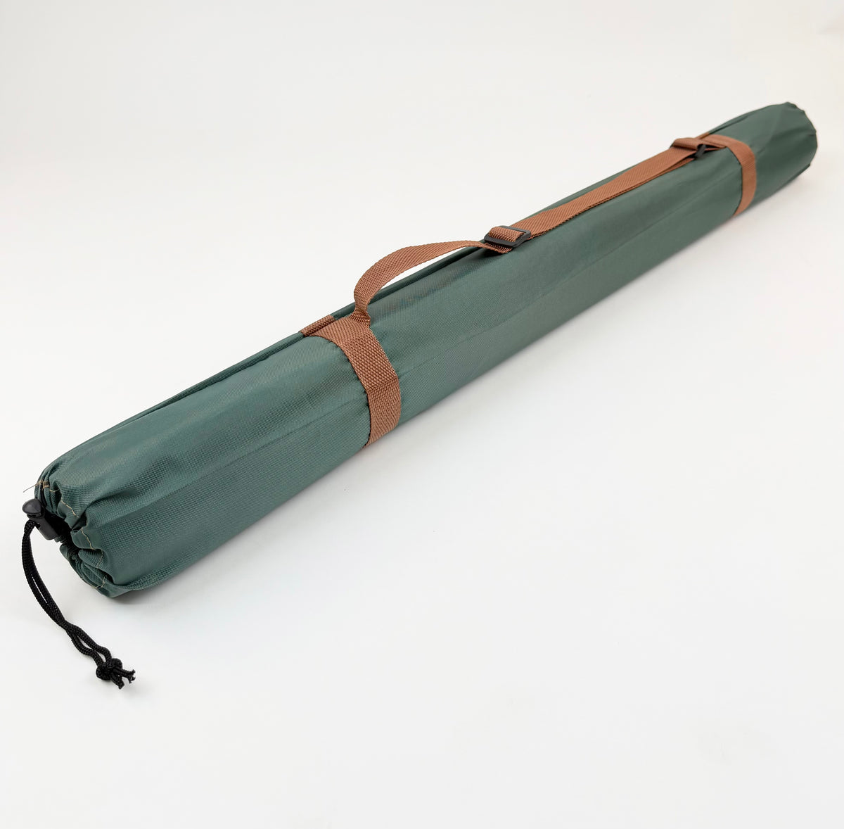 Brown Vegan Leather Mahjong Mat w/ Carrying Bag