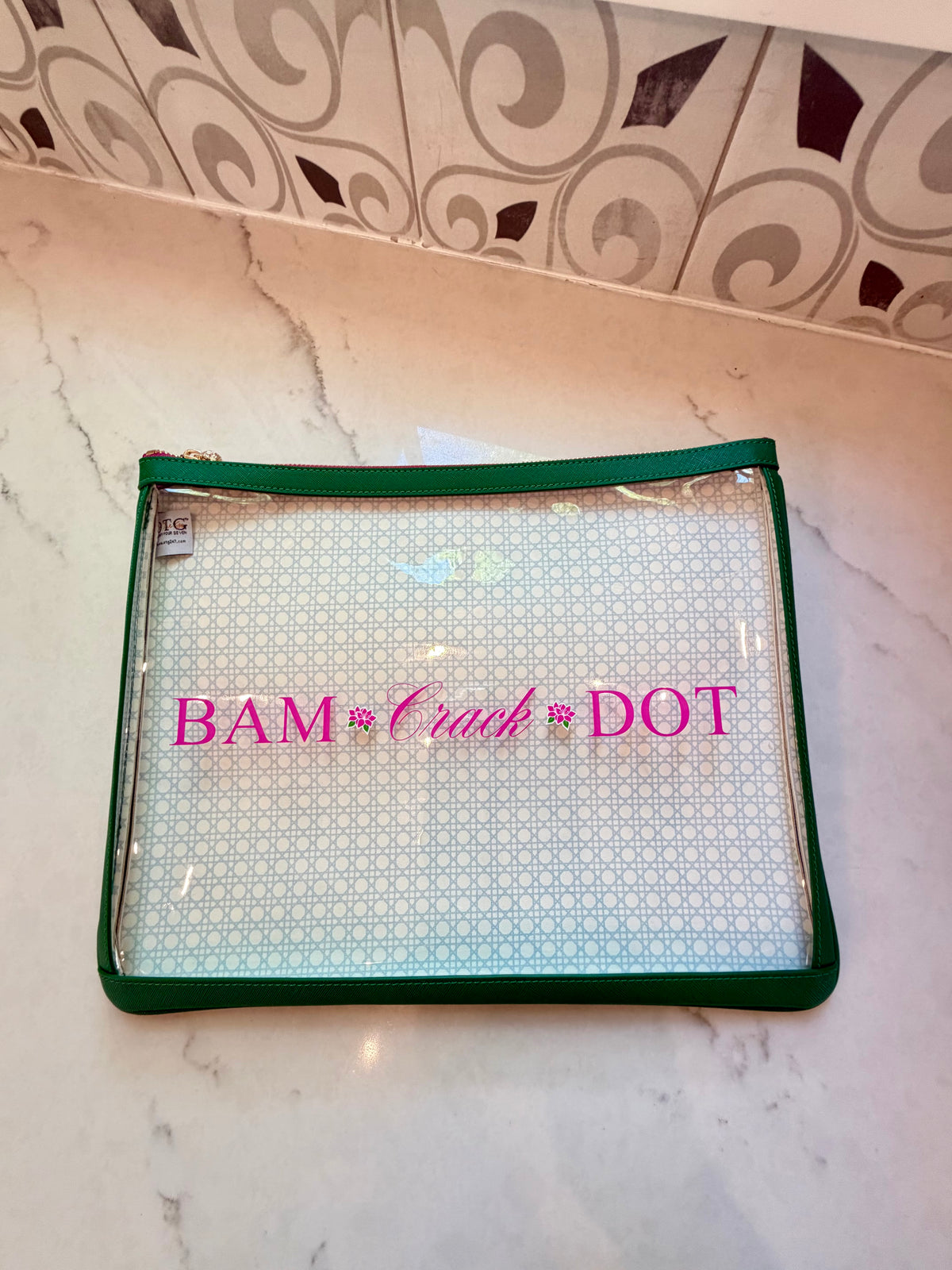 OTG x CMC #8 Bam Crack Dot Tile Bag