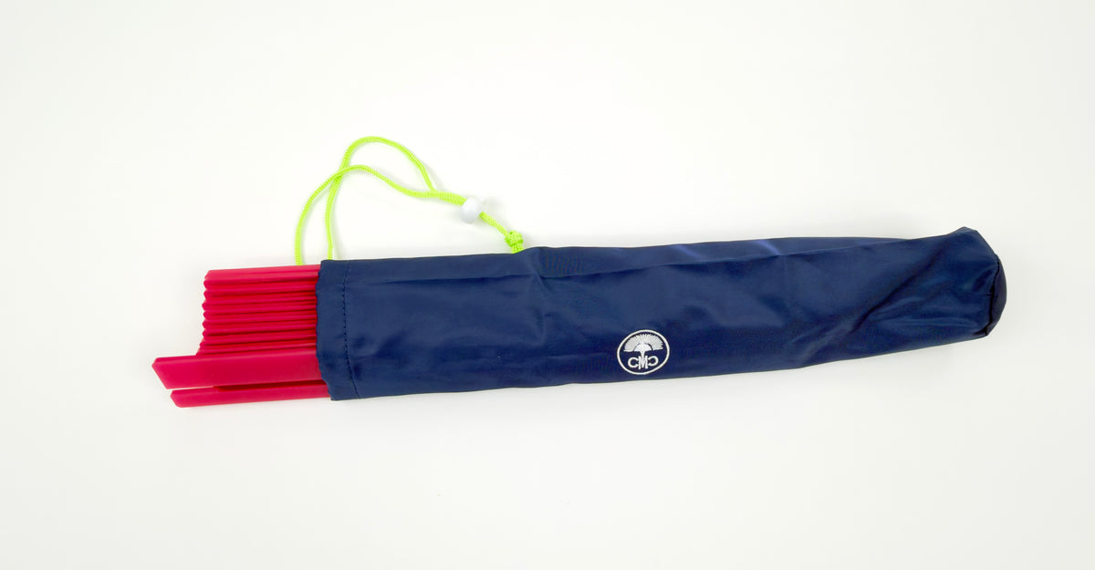 Acrylic Travel Racks & Rack Bag- Hot Pink