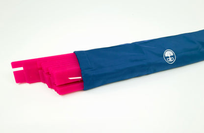 Acrylic Travel Racks & Rack Bag- Hot Pink
