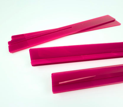 Acrylic Travel Racks & Rack Bag- Hot Pink