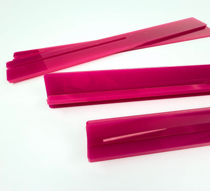 Acrylic Travel Racks & Rack Bag- Hot Pink