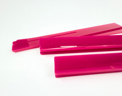 Acrylic Travel Racks & Rack Bag- Hot Pink
