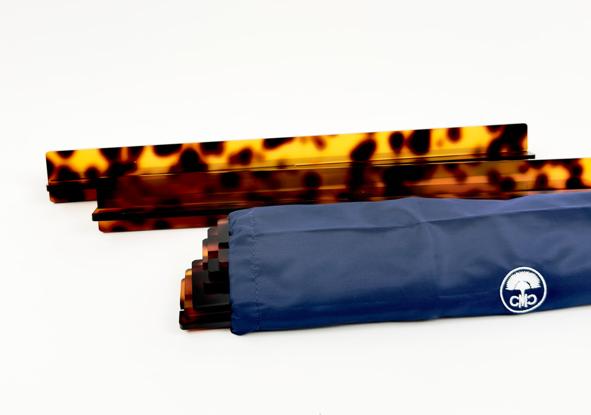 Acrylic Travel Racks & Rack Bag- Tortoise
