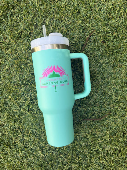 Charleston Mahjong Club 40oz Tumbler with Straw