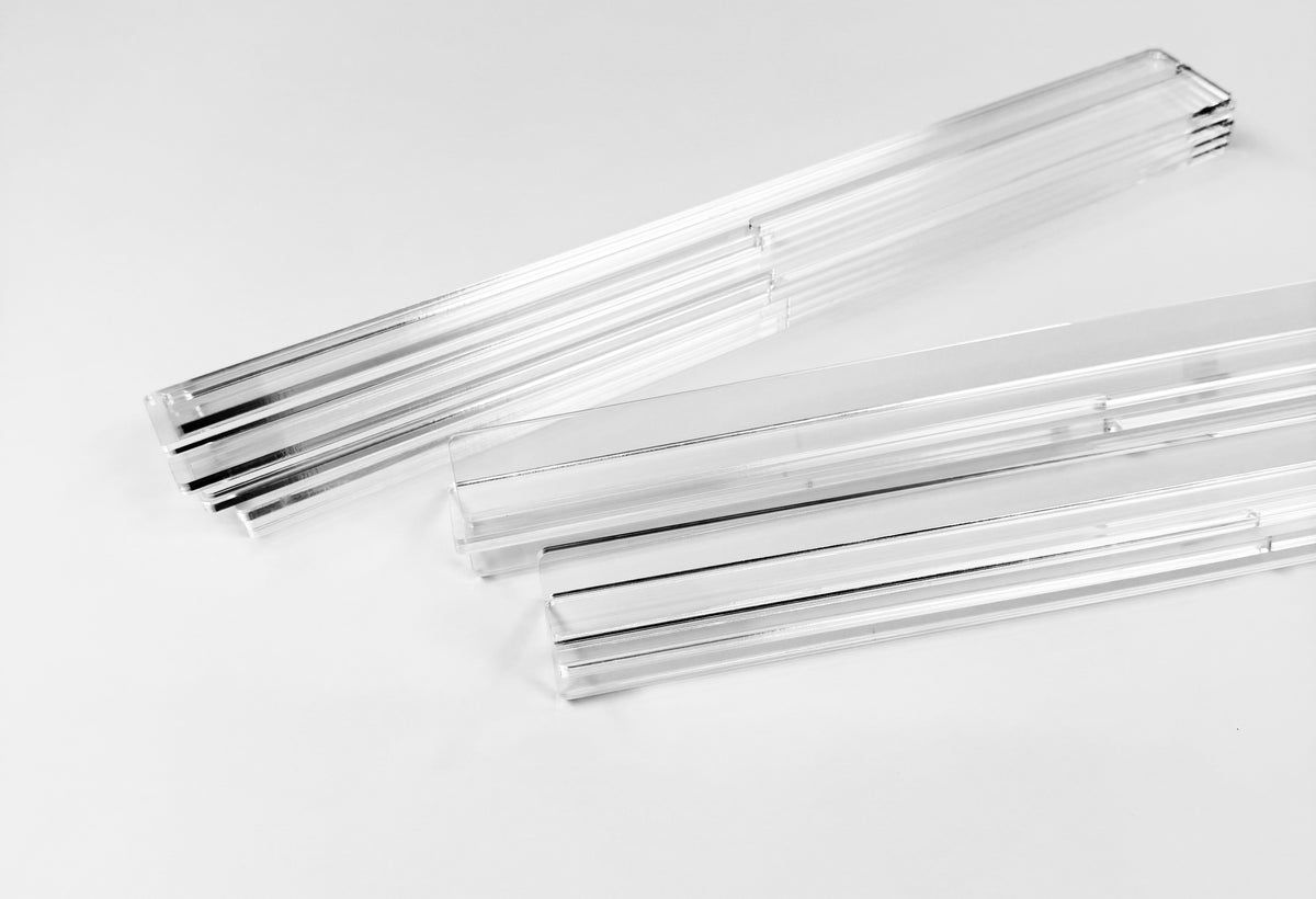 Acrylic Travel Racks & Rack Bag- Clear