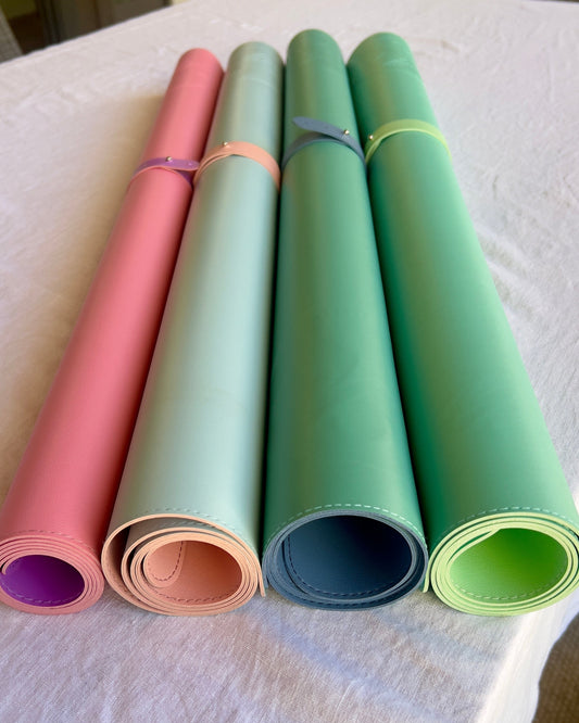 Reversible Vegan Leather Game Mat