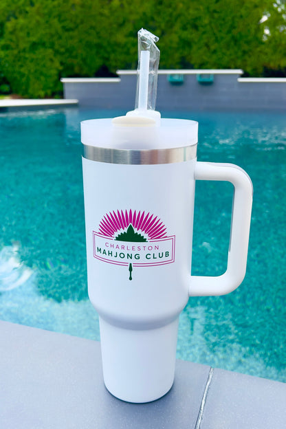 Charleston Mahjong Club 40oz Tumbler with Straw