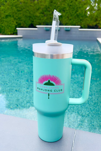 Charleston Mahjong Club 40oz Tumbler with Straw
