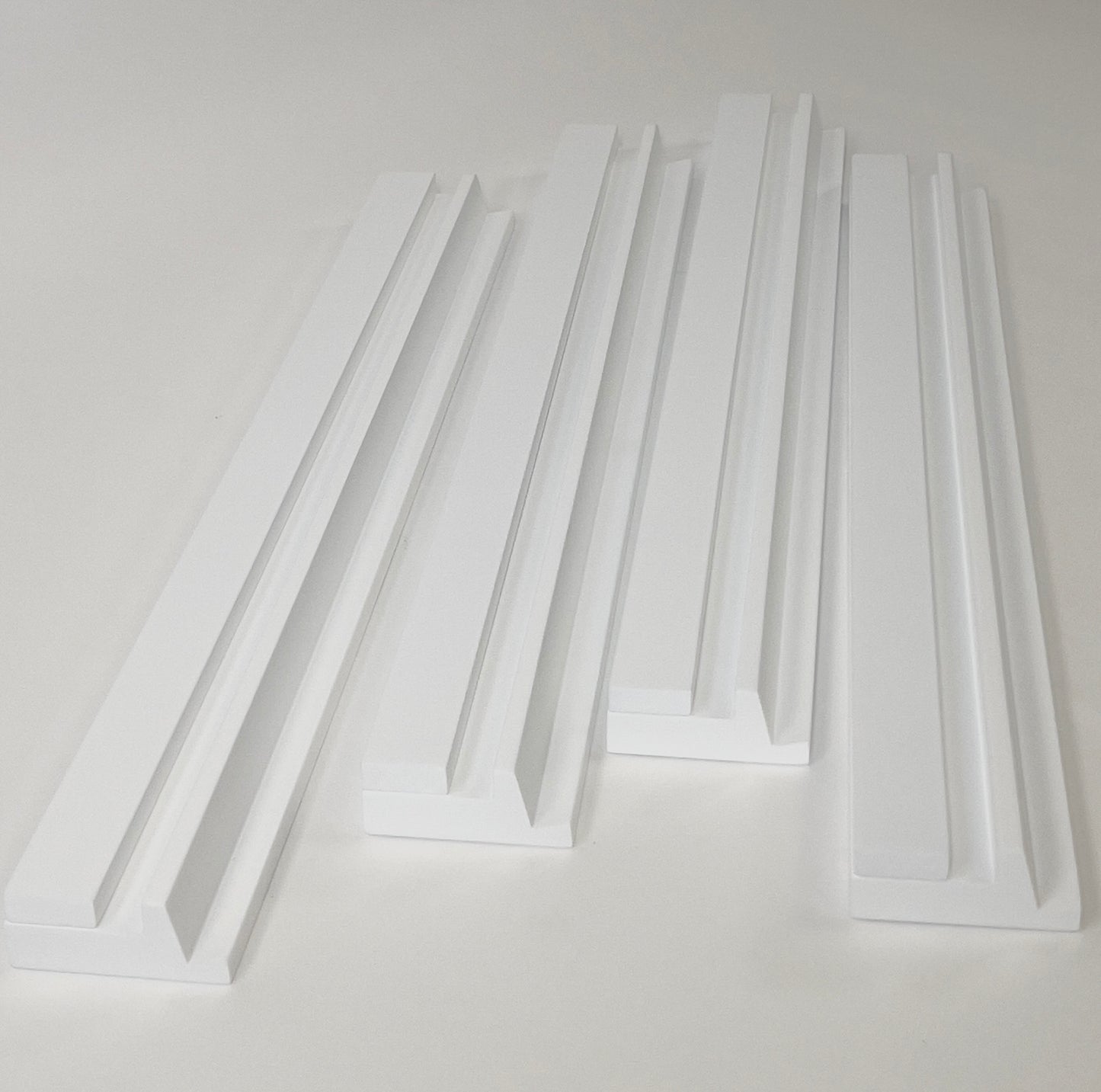 20" Wooden Mahjong Racks with Magnetic Pusher – Set of 4