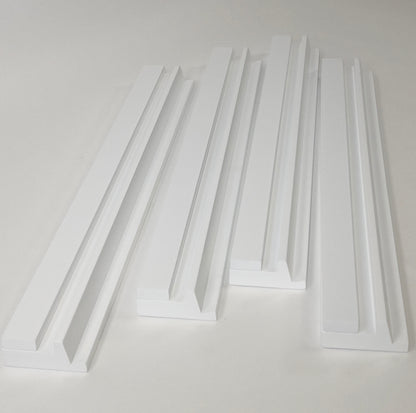 NEW SHELF ANGLE! 20" Wooden Mahjong Racks  – 4 Color Options