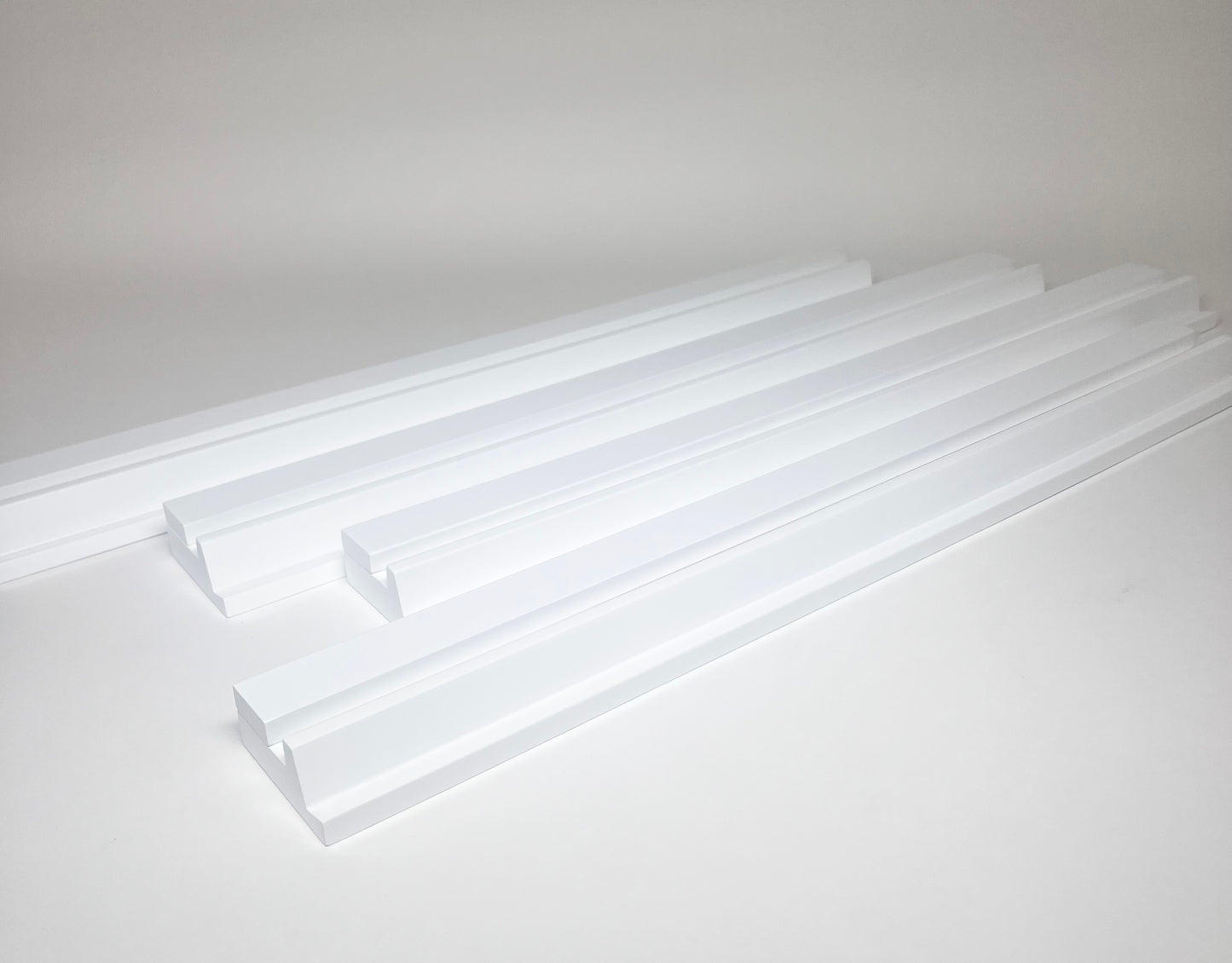 20" Wooden Mahjong Racks with Magnetic Pusher – Set of 4