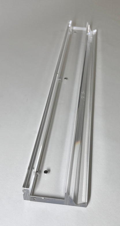 20" Long Clear Acrylic MahJong Racks with Magnetic Pushers – Set of 4