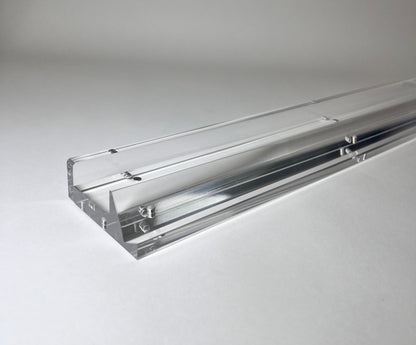 20" Long Clear Acrylic MahJong Racks with Magnetic Pushers – Set of 4