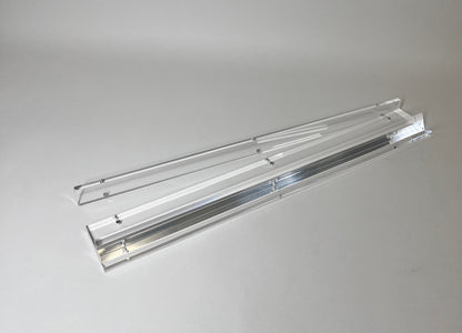 20" Long Clear Acrylic MahJong Racks with Magnetic Pushers – Set of 4