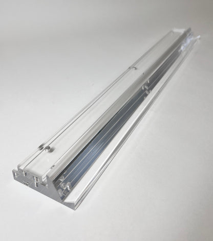 20" Long Clear Acrylic MahJong Racks with Magnetic Pushers – Set of 4