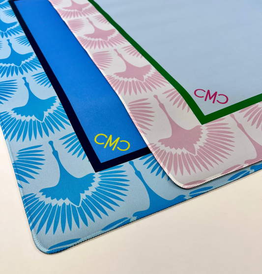 The Migration Mat – Neoprene Mahjong Mat in 2 color options w/ Carrying Bag