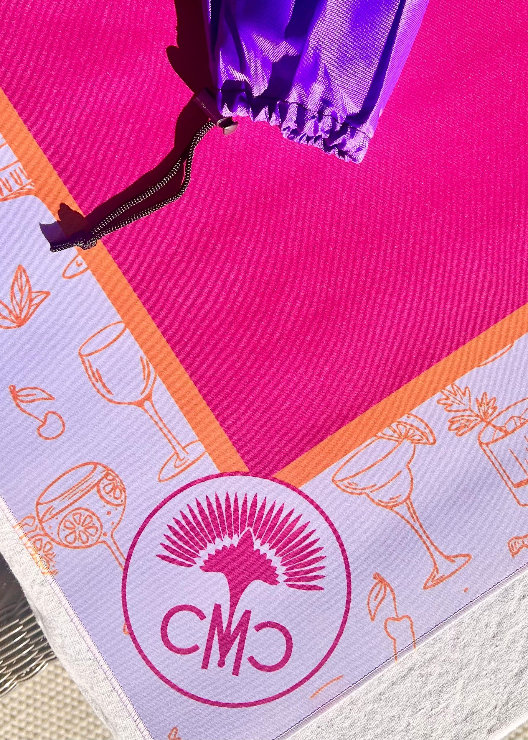 The Cocktail Club Mat w/ Carrying Bag – Charleston Mahjong Club