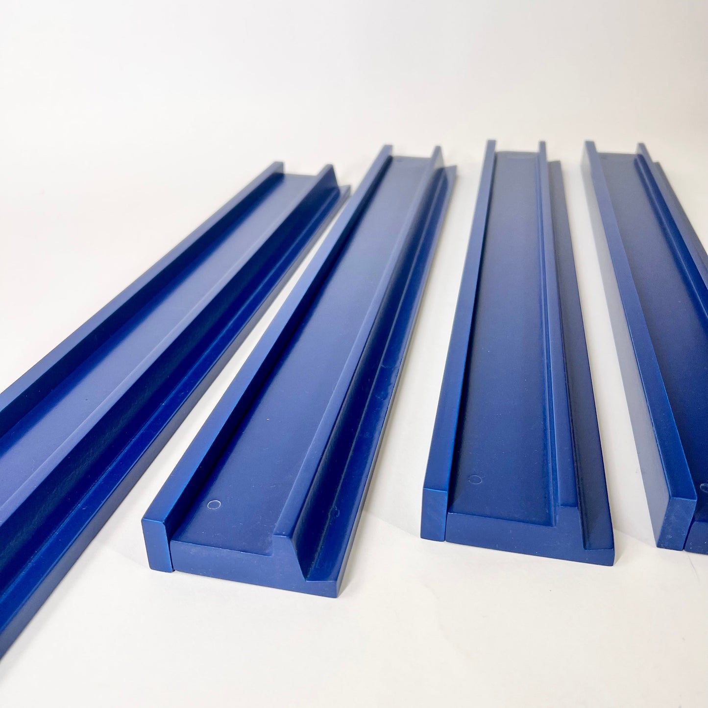 20" Wooden Mahjong Racks with Magnetic Pusher – Set of 4, 4 Color Options