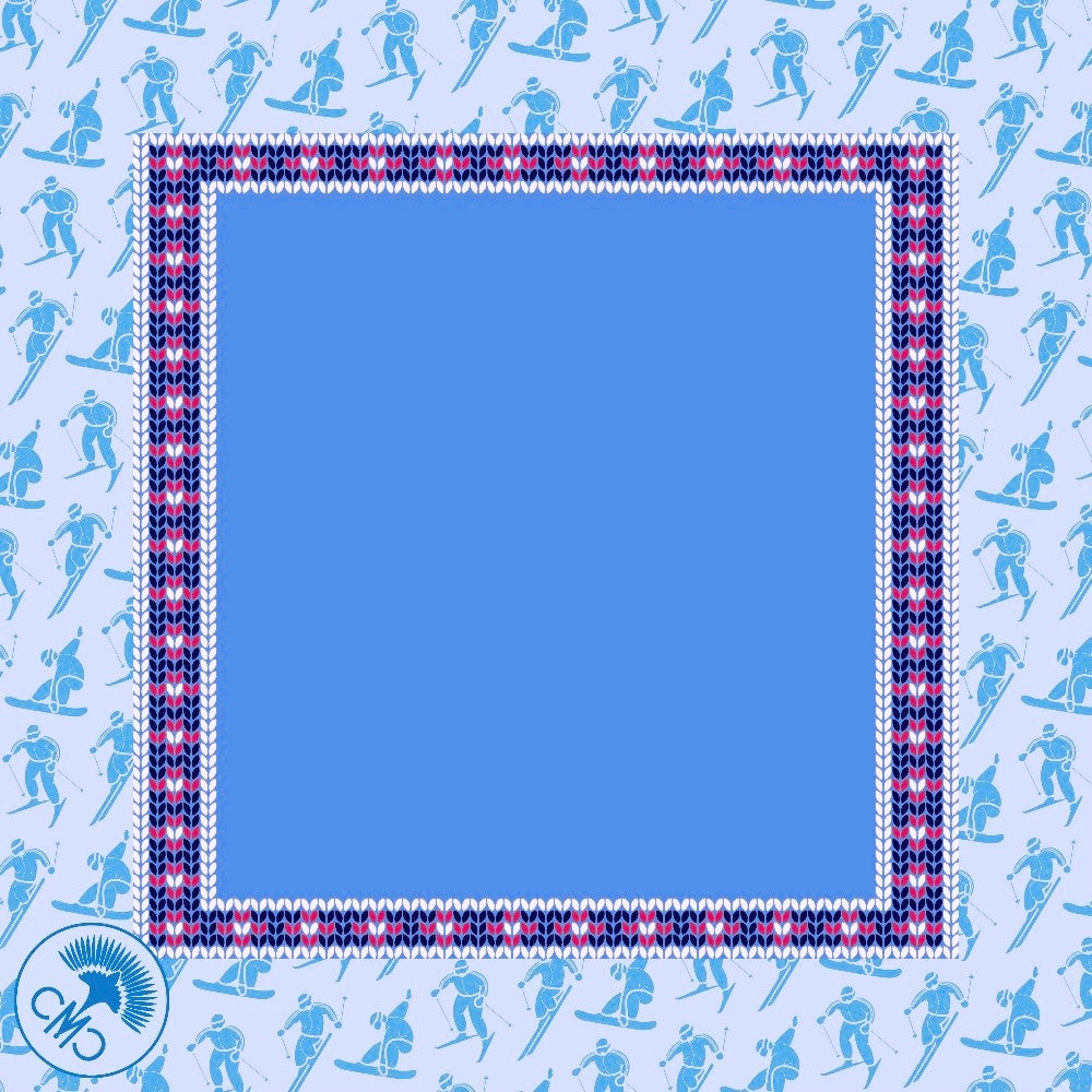 Ski Club Mat - Periwinkle Center