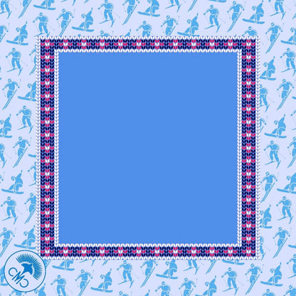 Ski Club Mat - Periwinkle Center